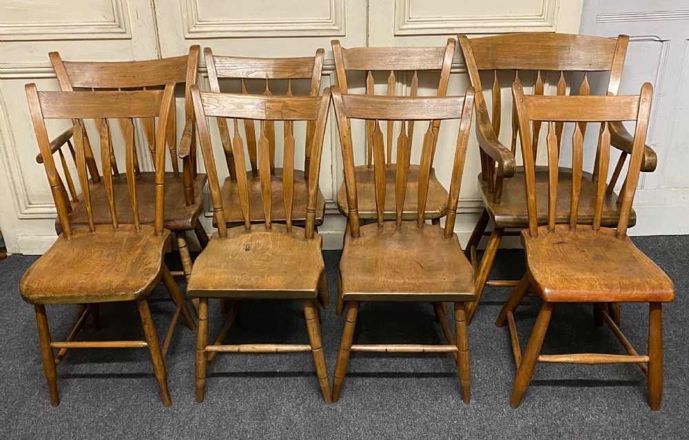 8 Farmhouse Kitchen Dining Chairs View II