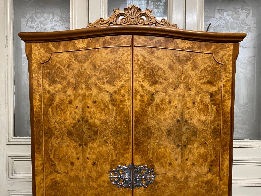 Burr Walnut Fitted Wardrobe  View IV