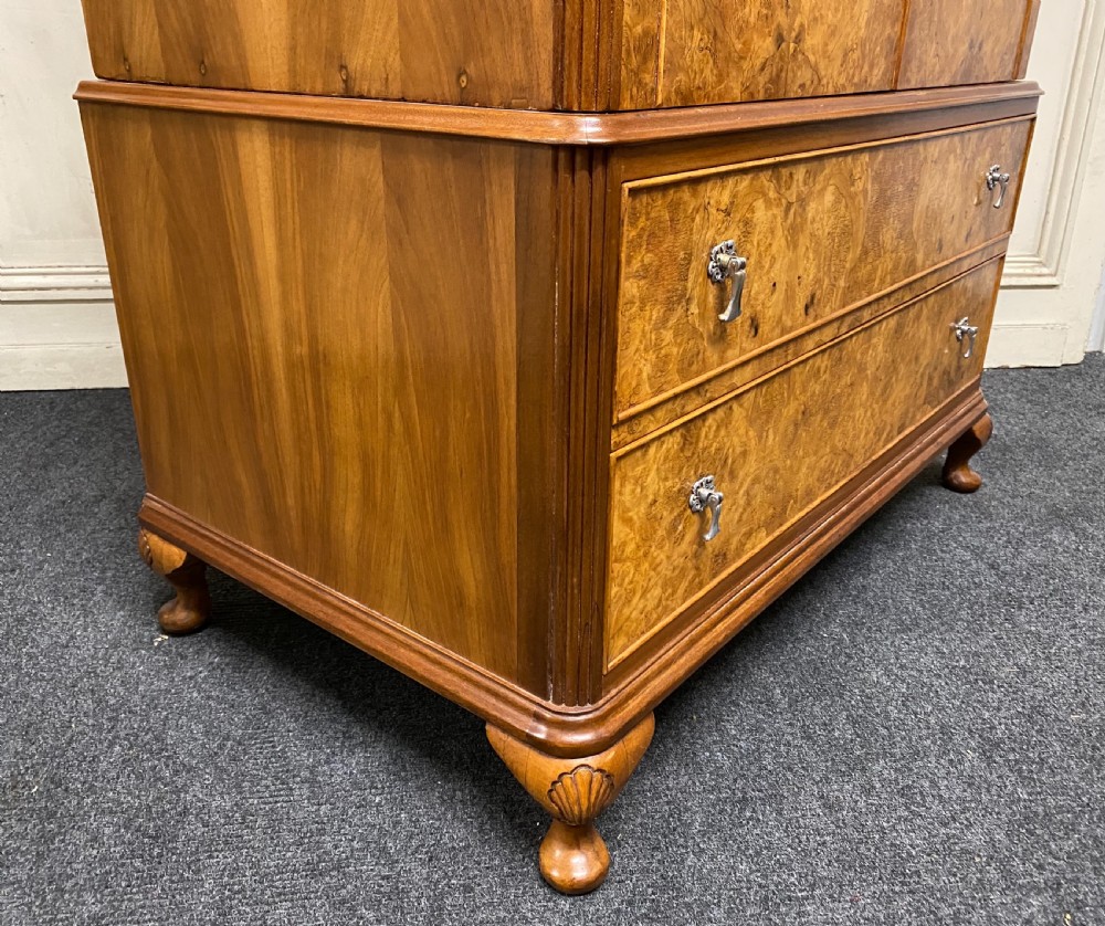 Burr Walnut Fitted Wardrobe  View XV