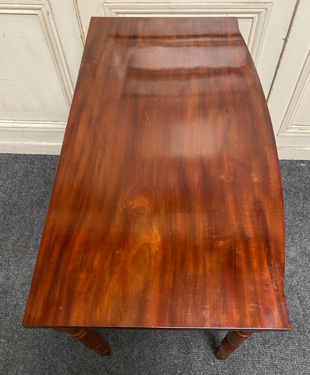 Bow Fronted Writing Table View X