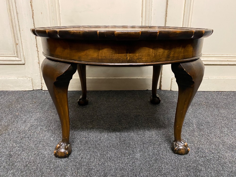 Burr Walnut Coffee Table View III
