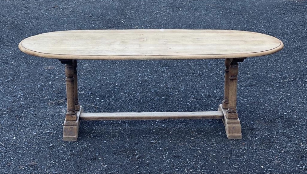 French Oak Rustic Farmhouse Table 