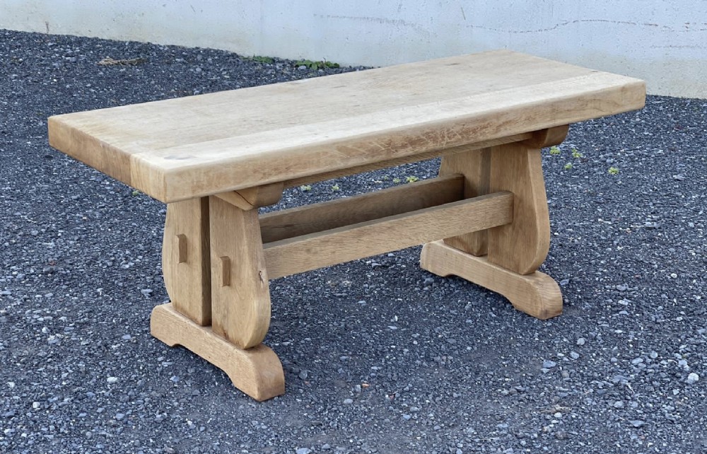 Bleached Oak Farmhouse Coffee Table 
