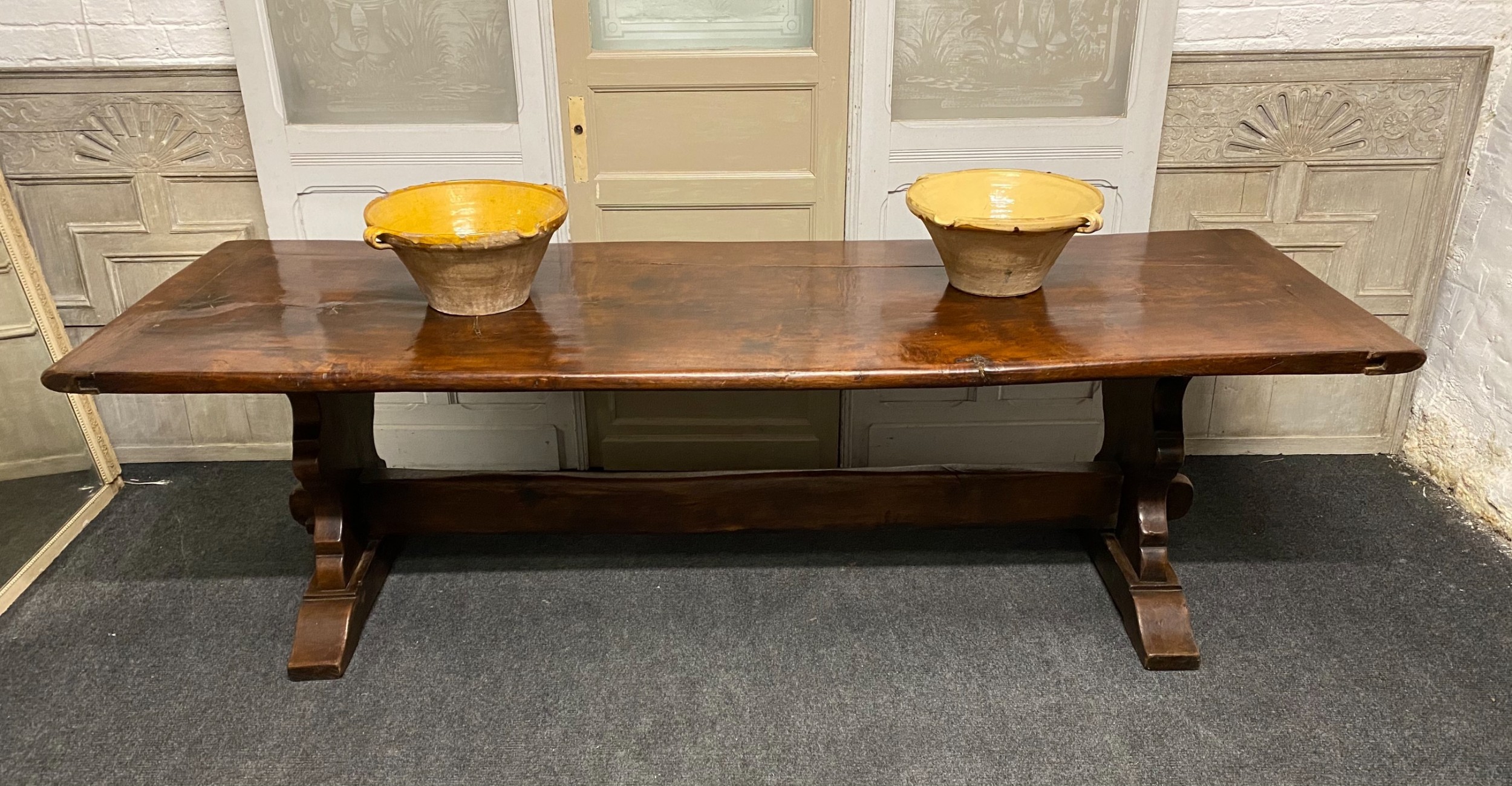 Large Refectory Farmhouse Table super colour & patina