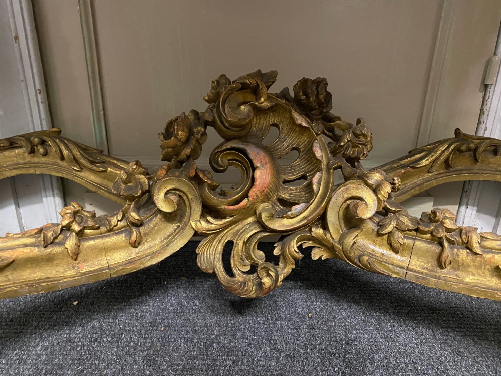 Wonderful Early 19th C French Gilt Console Table View XXII