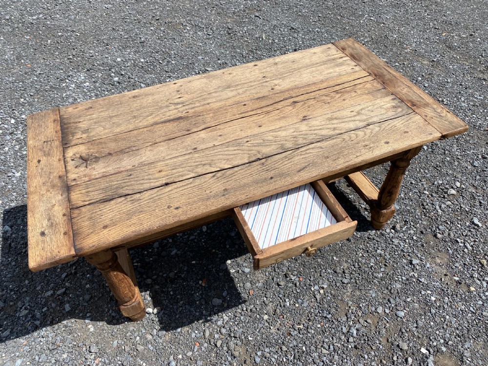 Rustic Oak Coffee Table View III