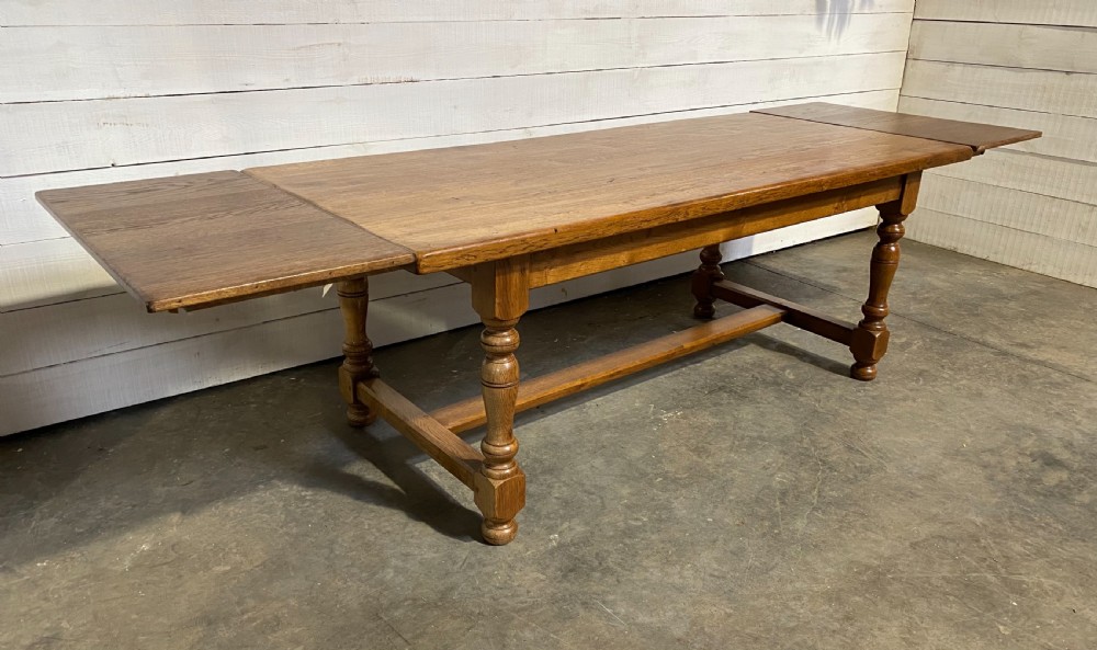 Quality Oak Refectory Dining Table  View II