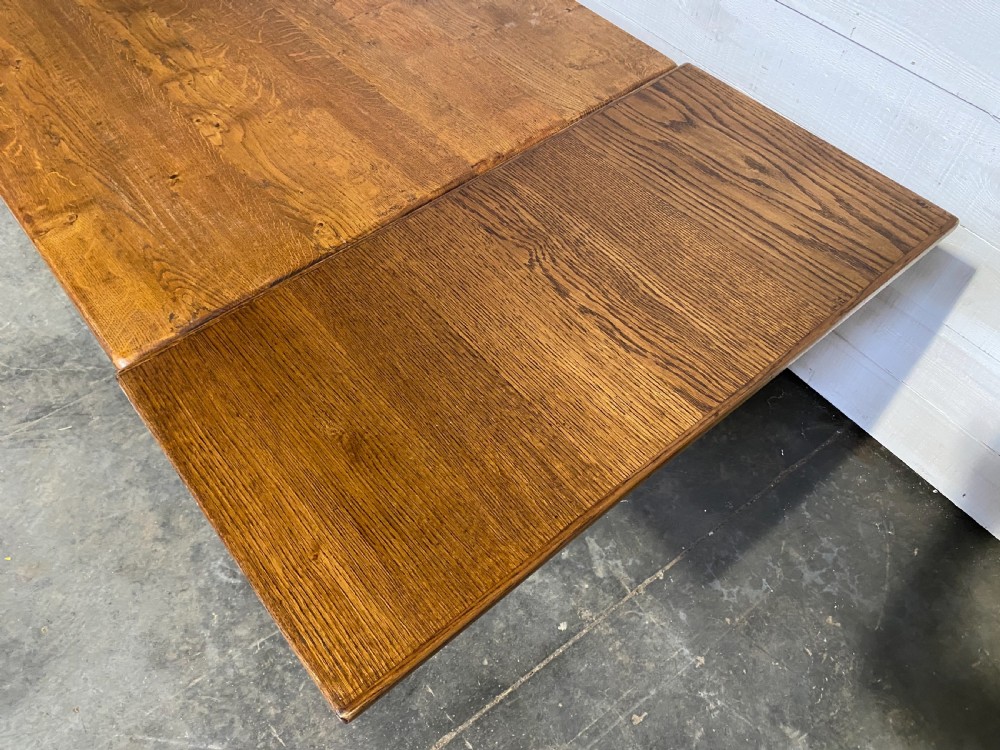 Quality Oak Refectory Dining Table  View V