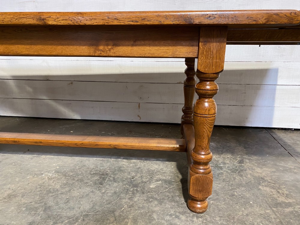 Quality Oak Refectory Dining Table  View VIII