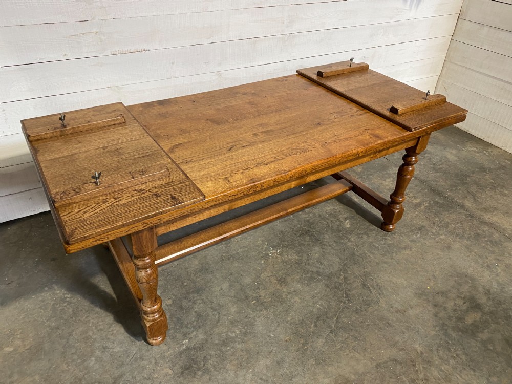 Quality Oak Refectory Dining Table  View IX