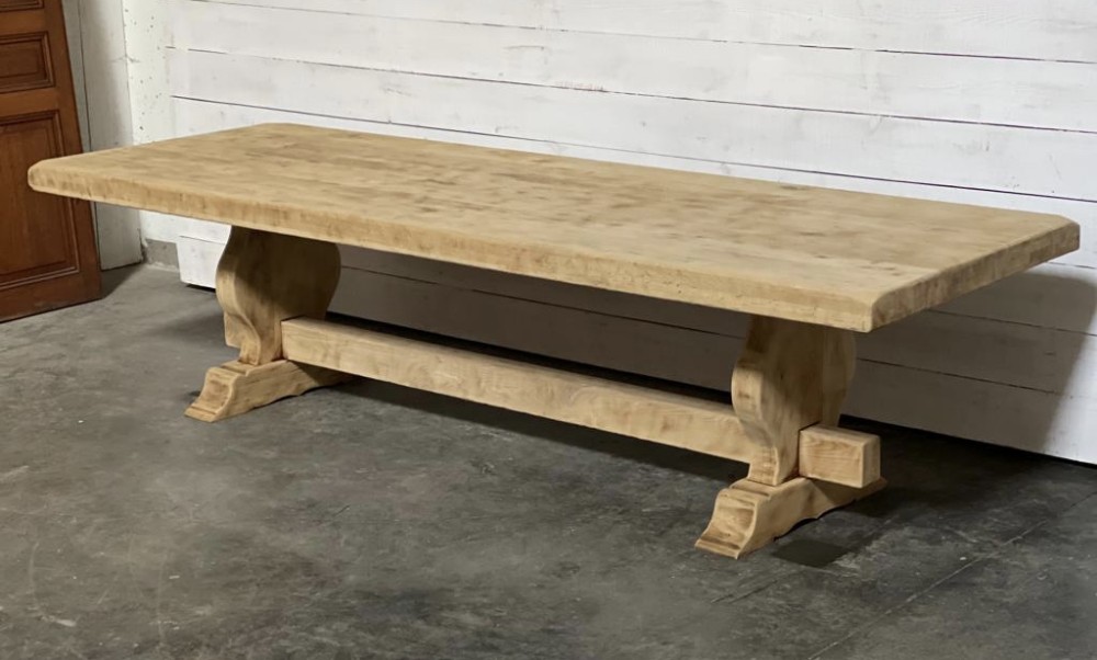Huge French Farmhouse Oak Dining Table 