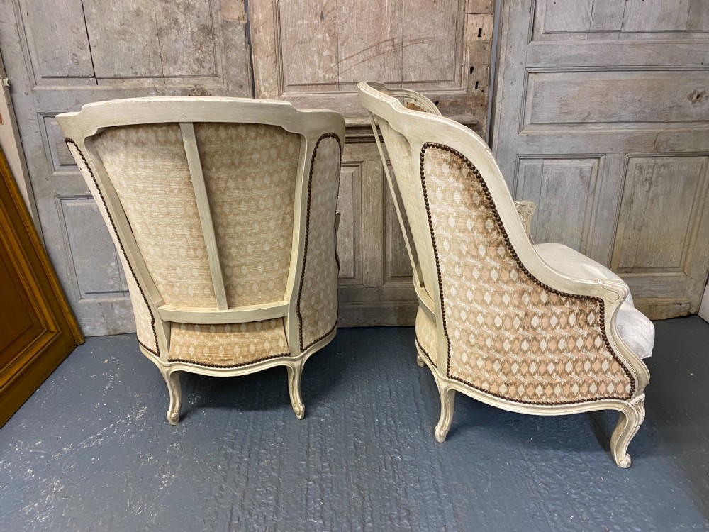 Pair French Bergere Chairs View VIII