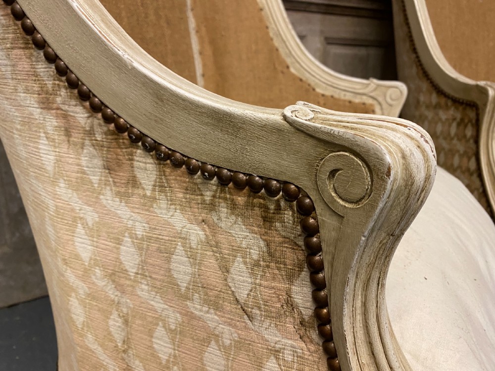 Pair French Bergere Chairs View XI