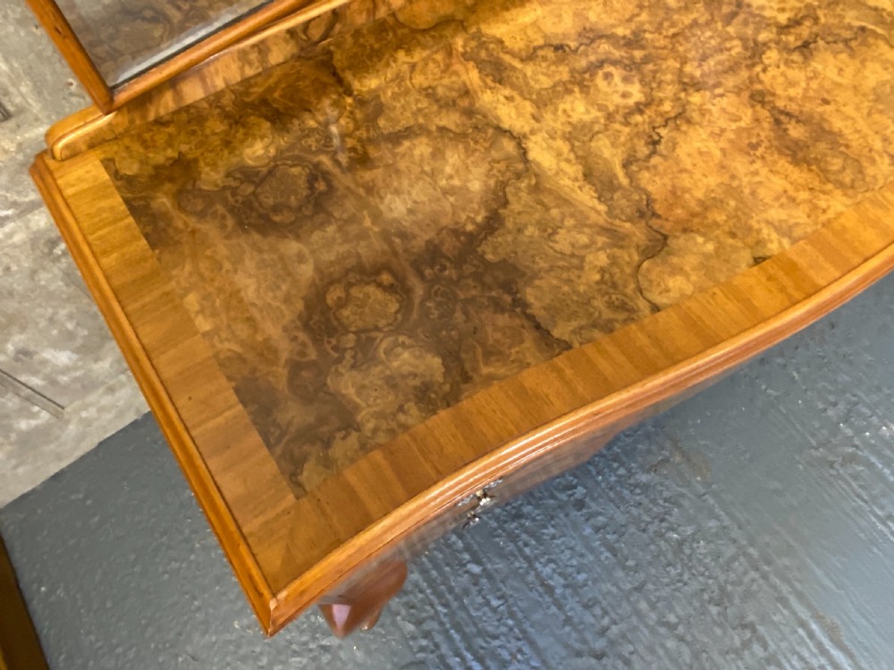 Queen Anne Burr Walnut Dressing Table View VII