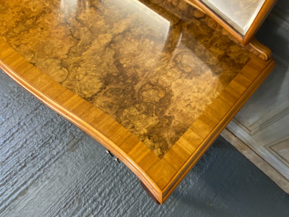 Queen Anne Burr Walnut Dressing Table View VIII