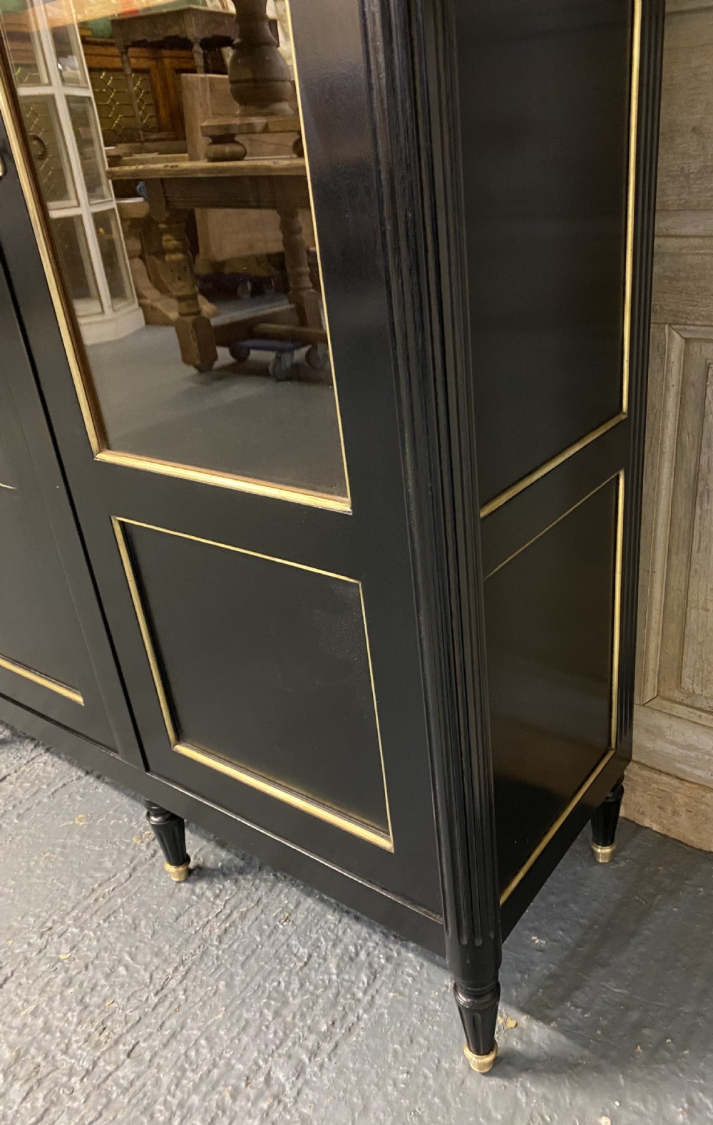 Stunning French Louis XVI Ebony Cabinet View XVI
