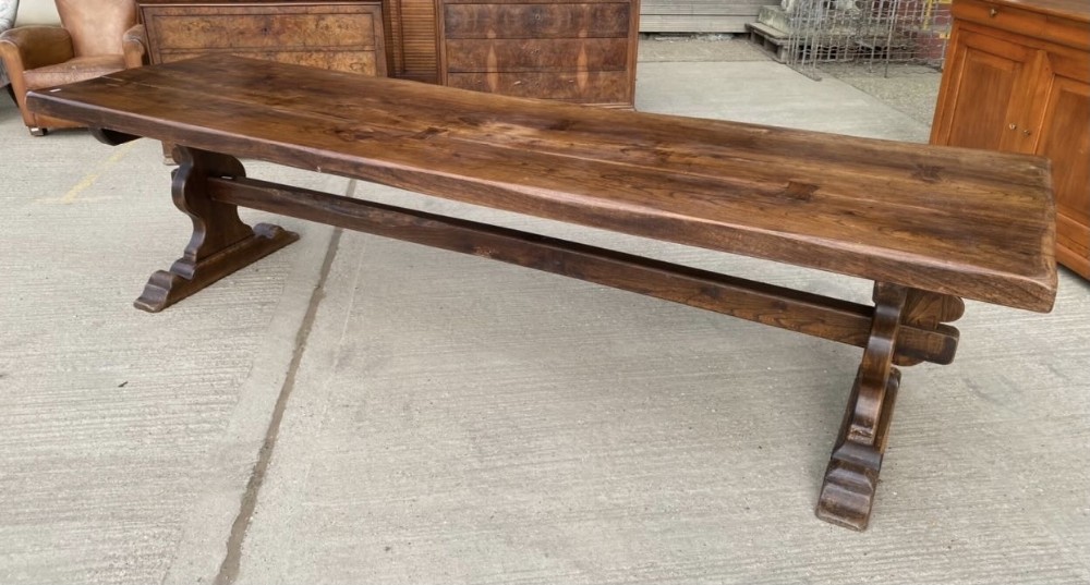 Huge French Refectory Farmhouse Dining Table 