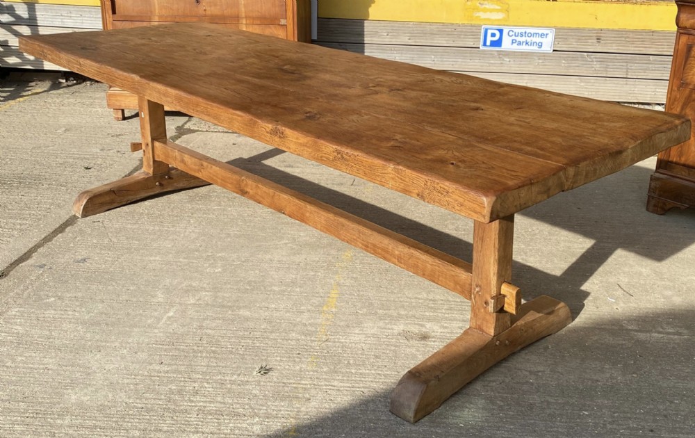 Superb Large French Farmhouse Refectory Dining Table 