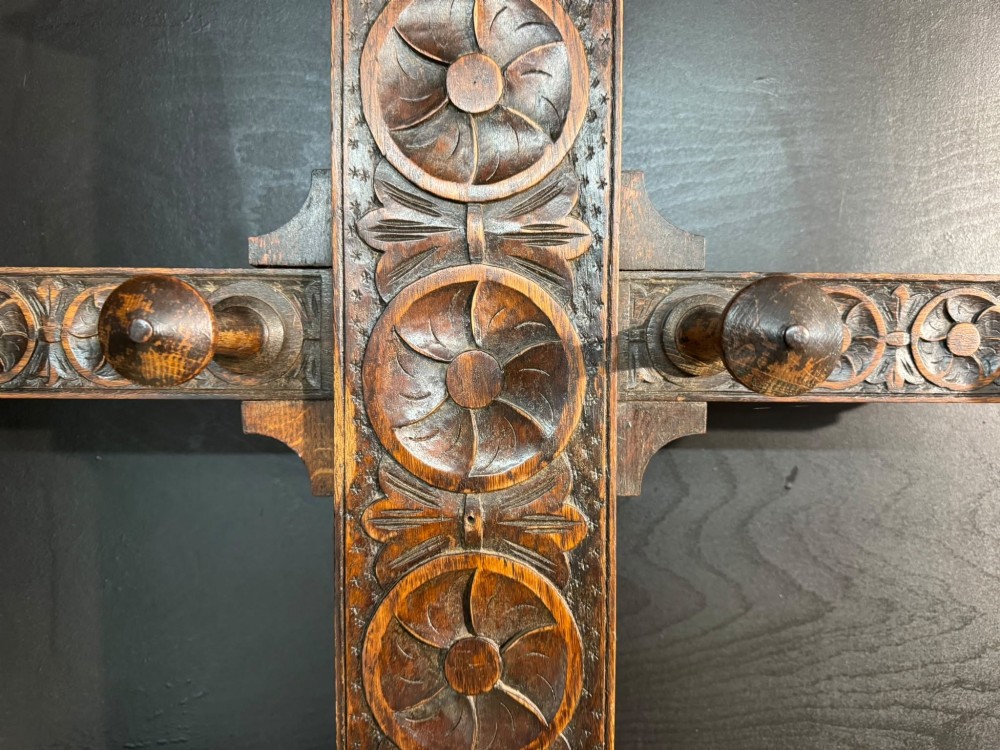 Carved Oak Hall Stand View VII