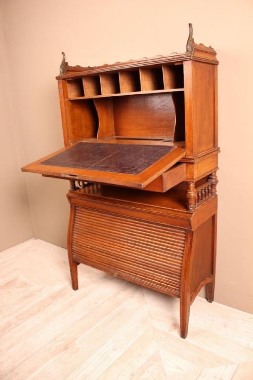 Oak Writing Bureau Possibly by Shoolbred