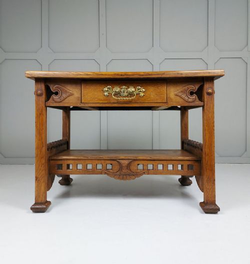 An American Arts & Crafts Library or Console Table