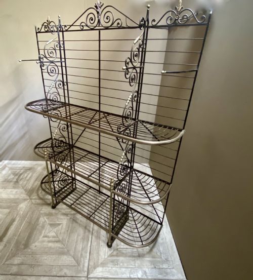 Large French Wrought Iron Boulangerie or Patisserie Display Rack