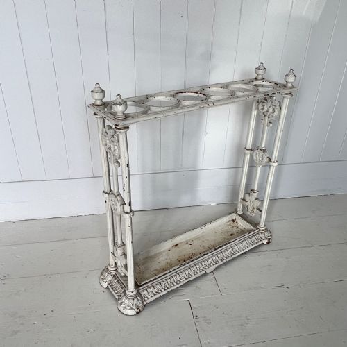Victorian Iron Six Section Stick Umbrella Stand
