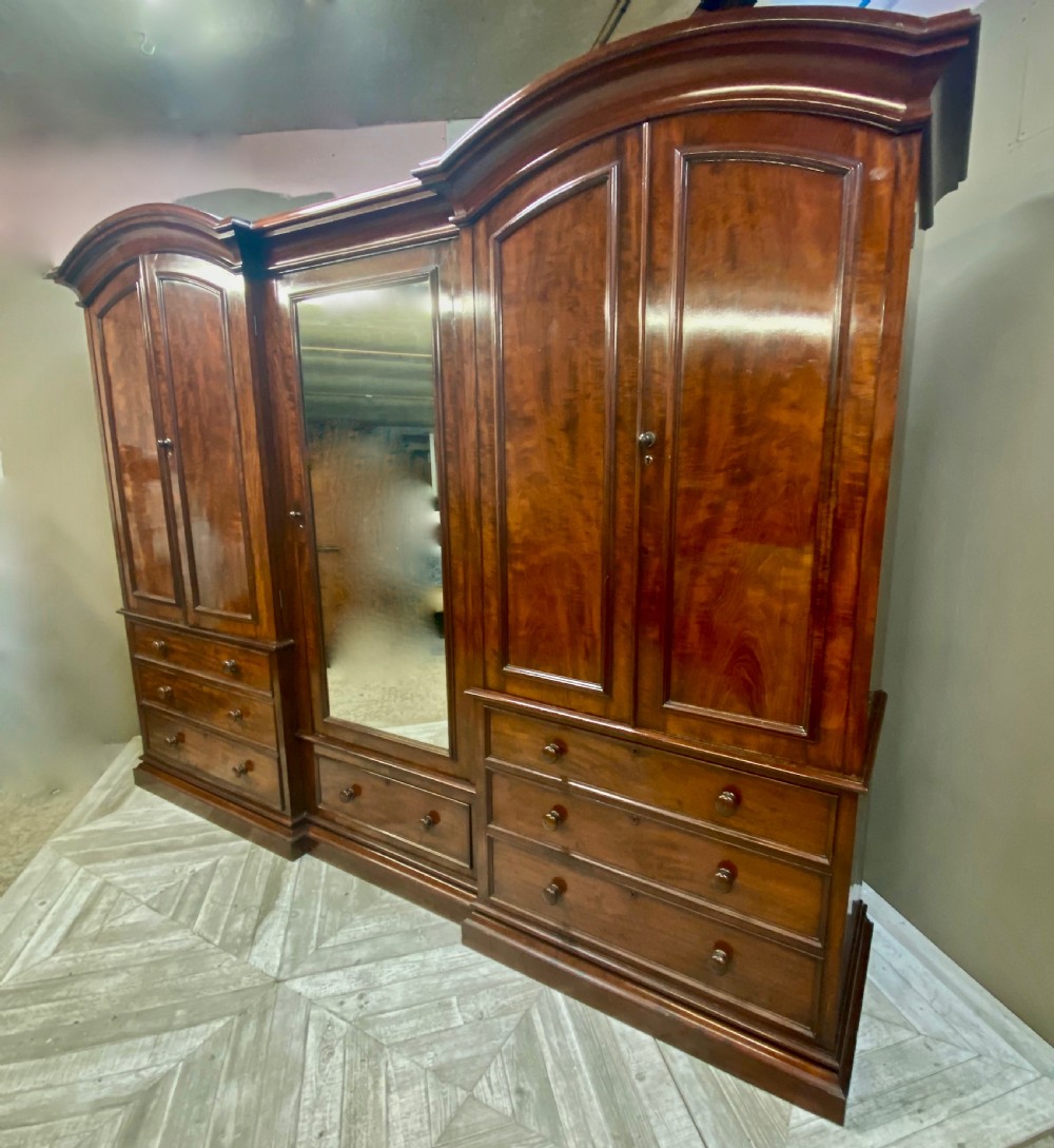 A Large Victorian Mahogany Wardrobe by Lamb of Manchester View II