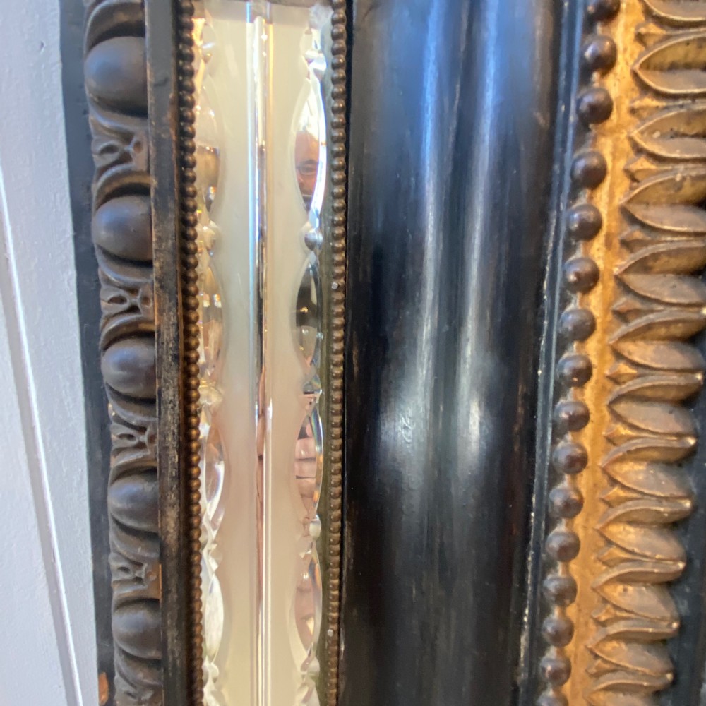 A Mid C19th French Ebonised & Gilt Murano Mirror View II