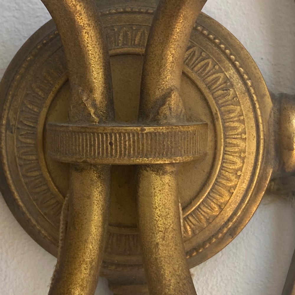 Pair Of C19th French Gilt Bronze Wall Sconces View III