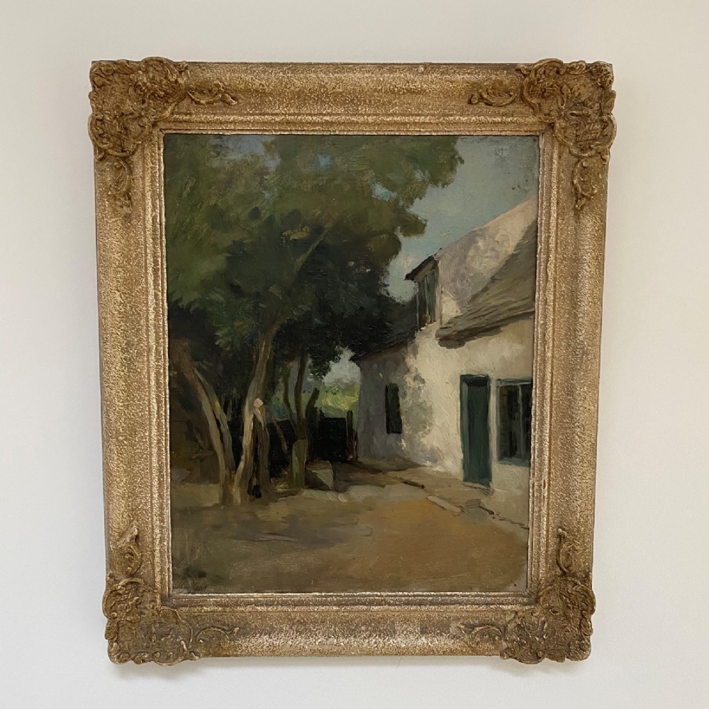 The Old Cottage, Holywell St Ives, Oil On Canvas