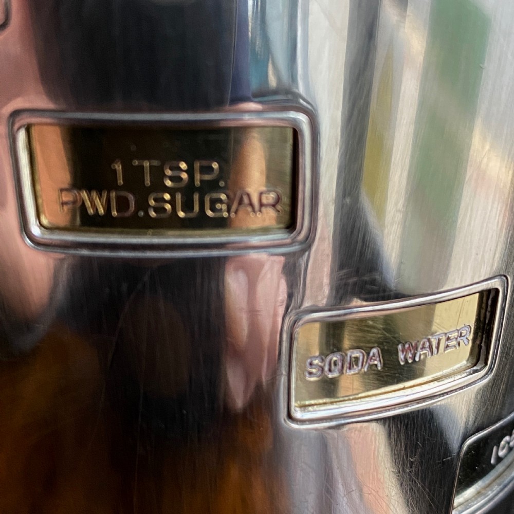Art Deco Silver Plated Napier 'Tells You How' Cocktail Shaker View III