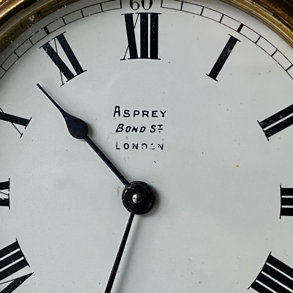 An Edwardian Inlaid Mahogany Balloon-Shape Mantel Clock by Asprey London View III