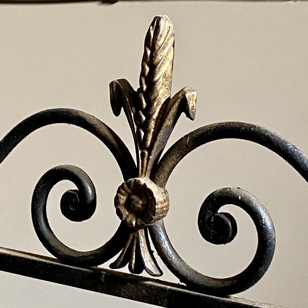 Large French Wrought Iron Boulangerie or Patisserie Display Rack View VII