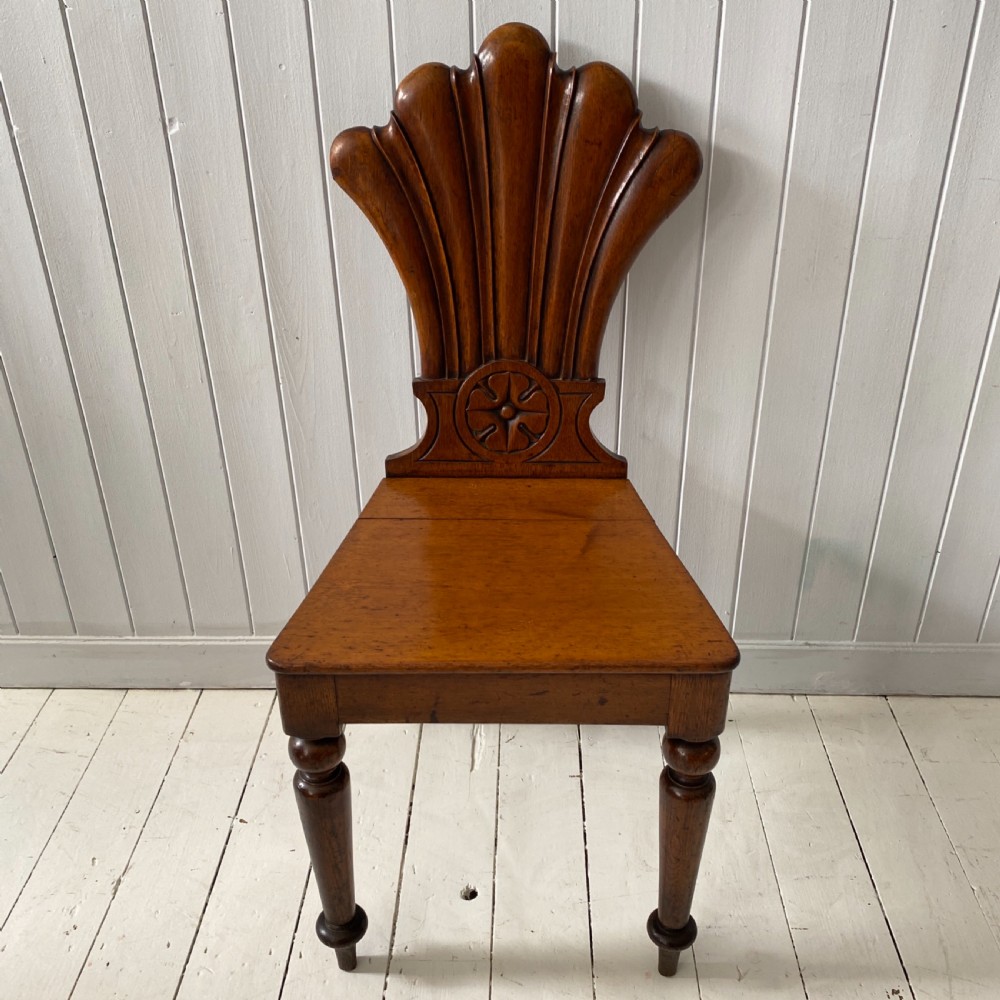 A Victorian Oak Hall Chair View III