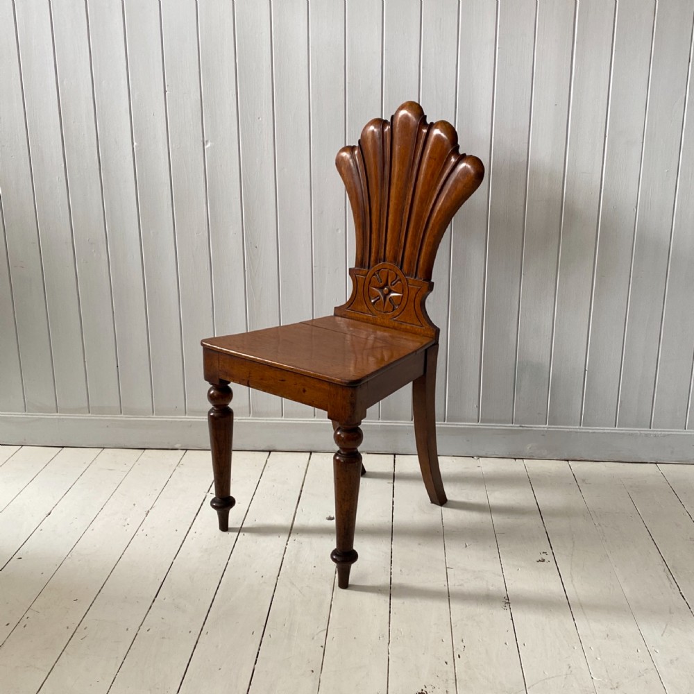 A Victorian Oak Hall Chair View IV