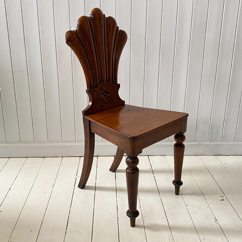 A Victorian Oak Hall Chair View VI