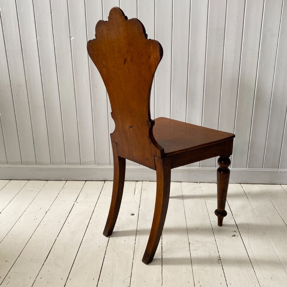 A Victorian Oak Hall Chair View VII