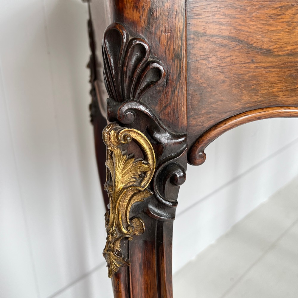 French Rosewood Serpentine Folding Card Table View III