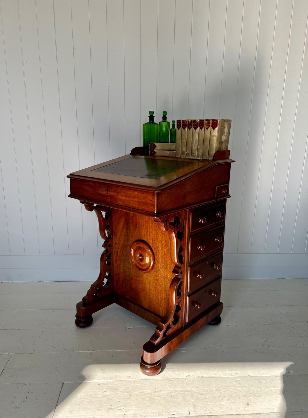 Victorian Mahagony Davenport Desk View III