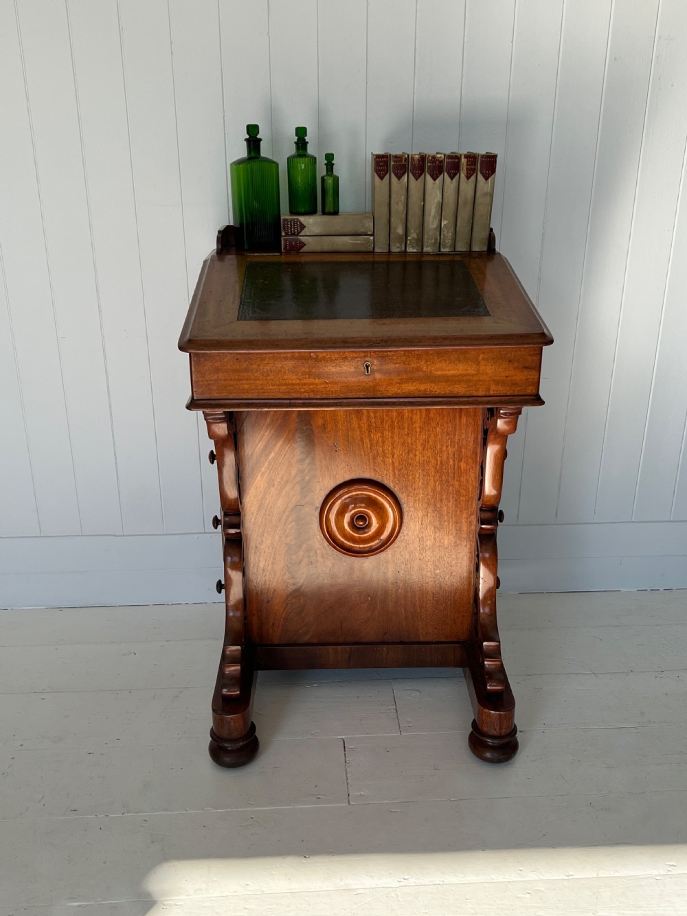 Victorian Mahagony Davenport Desk View VI