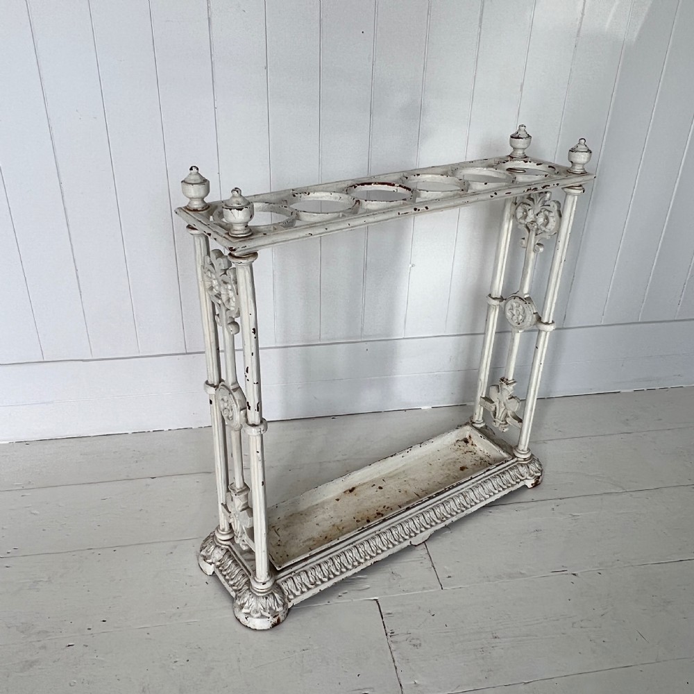 Victorian Iron Six Section Stick Umbrella Stand