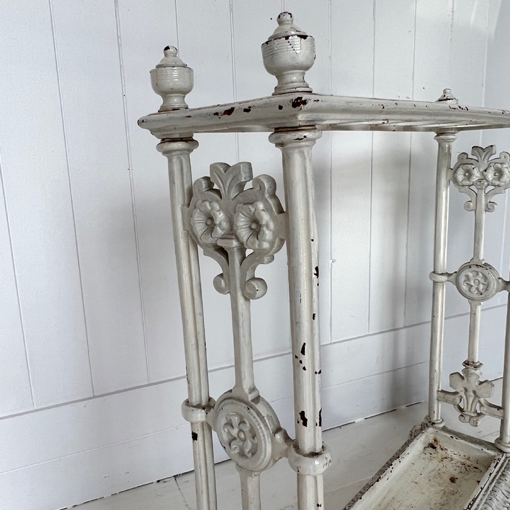 Victorian Iron Six Section Stick Umbrella Stand View II