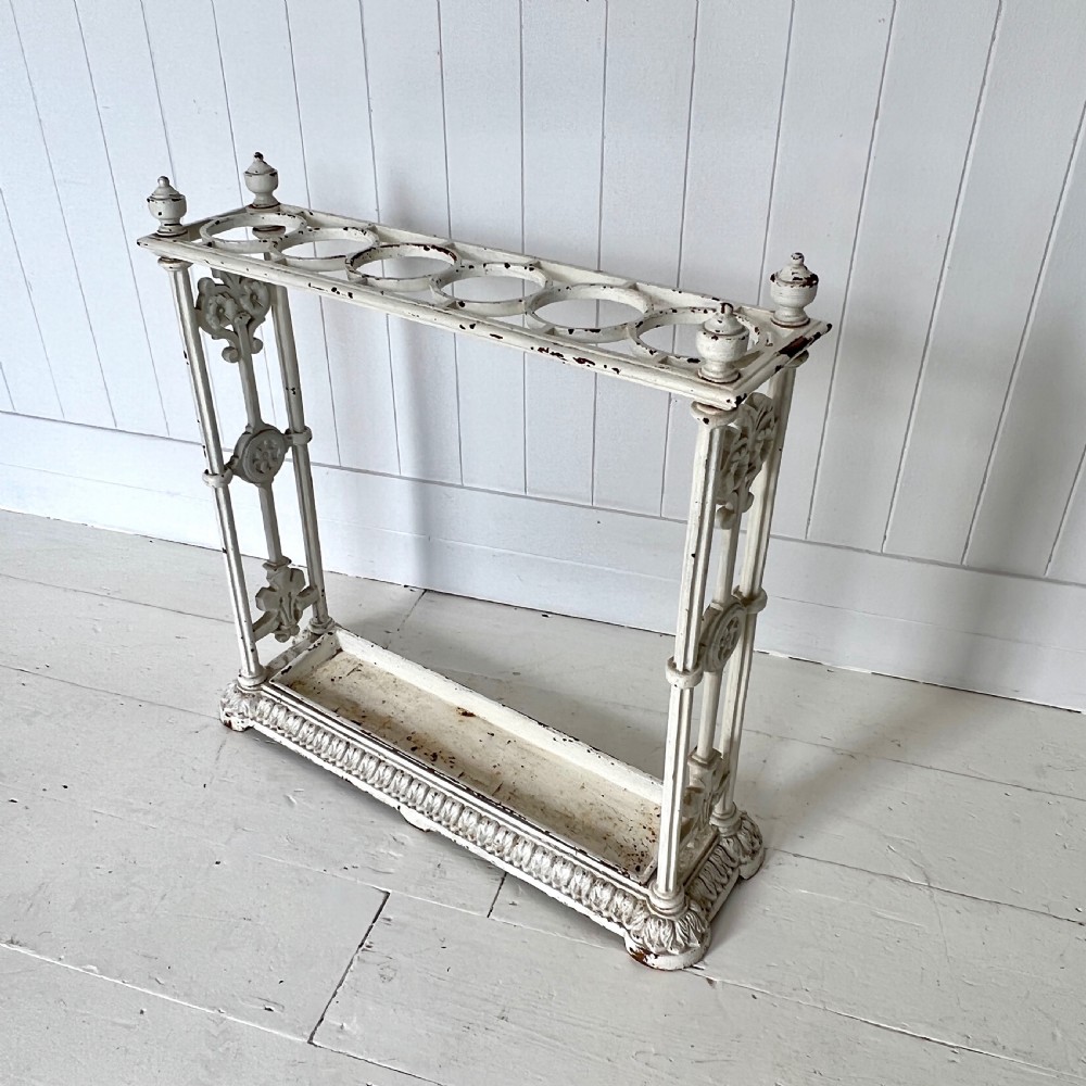 Victorian Iron Six Section Stick Umbrella Stand View IV