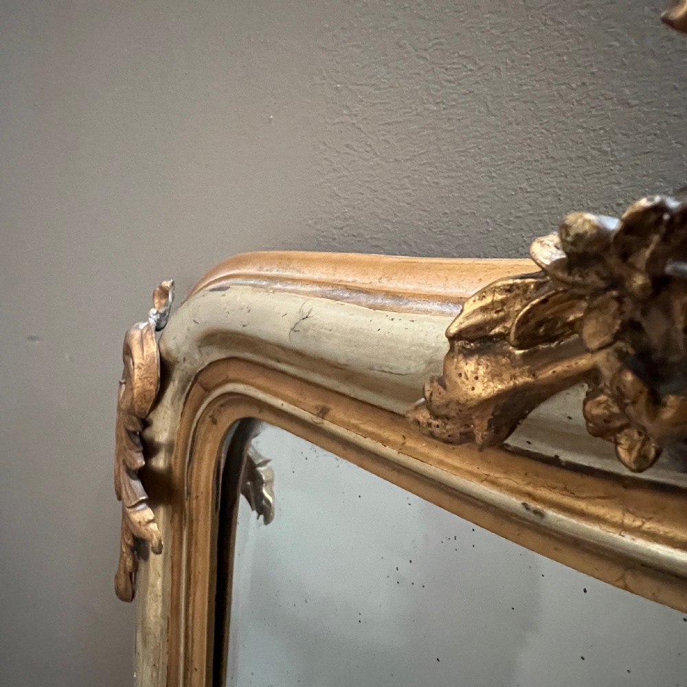 Large Silver Gilt French Mirror View IV