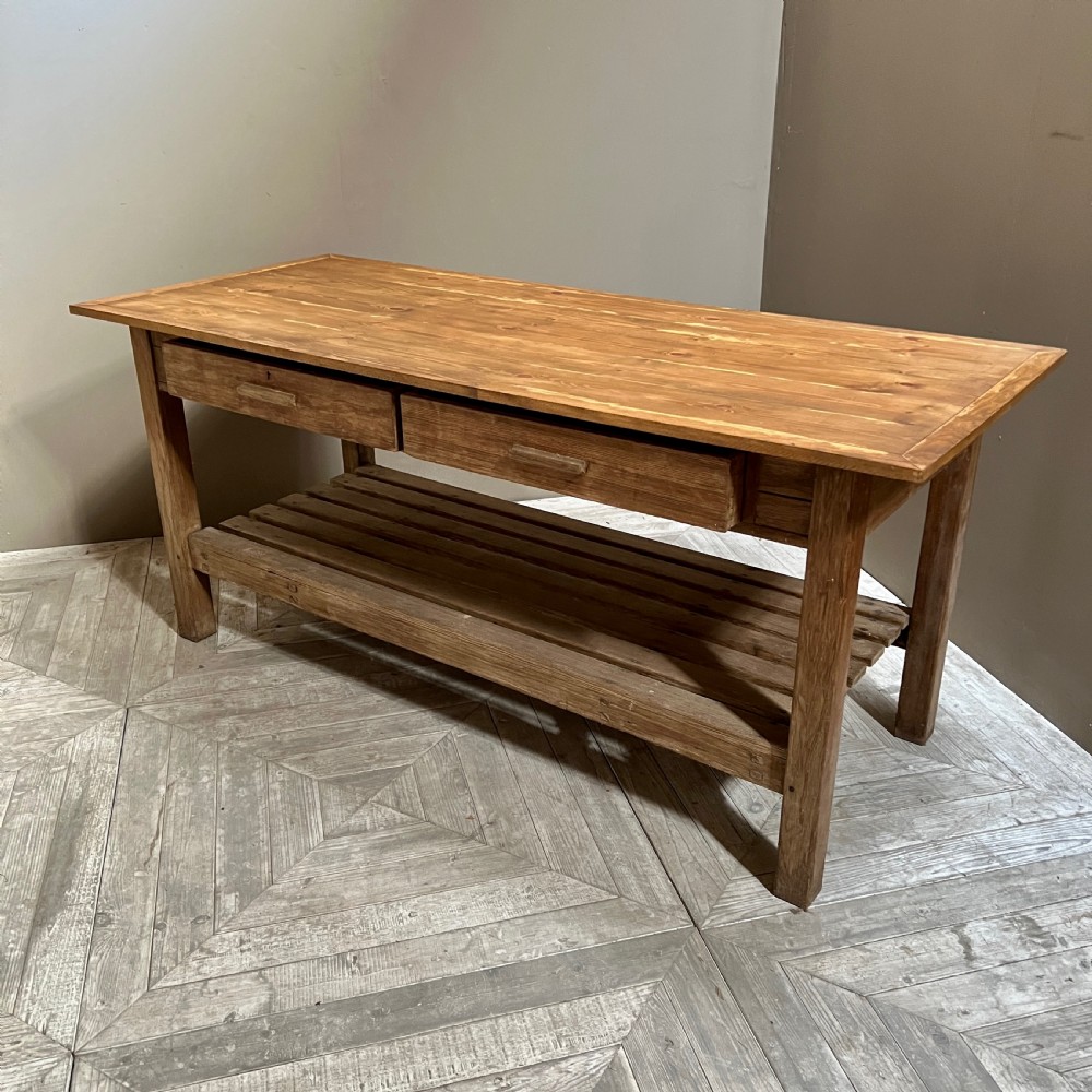 Vintage Pine Drapers Table