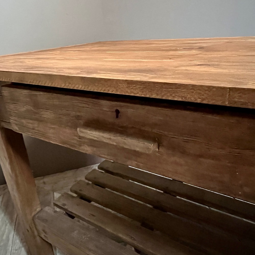 Vintage Pine Drapers Table View II