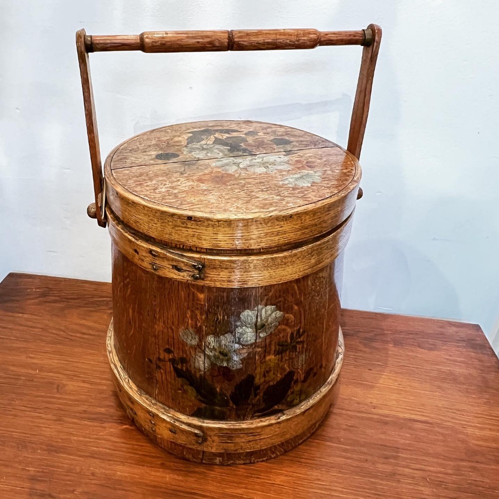 Painted Antique Firkin 