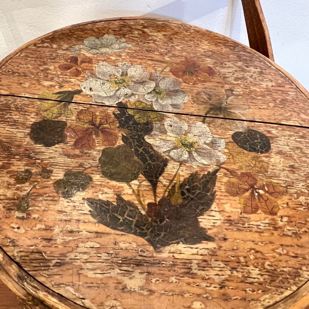 Painted Antique Firkin  View II