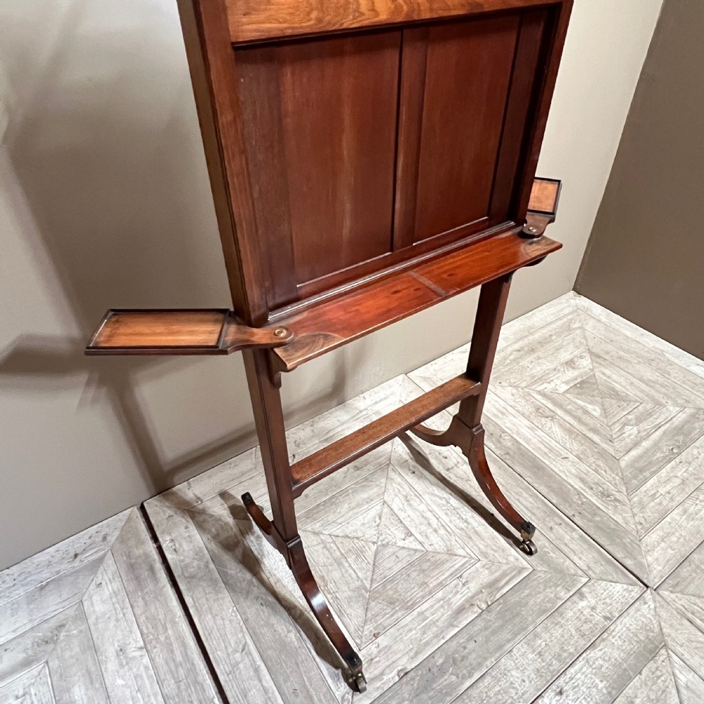 C19th Mahogany Adjustable Cheval Mirror View VI